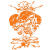 Skull-Skelett-King-Krone
