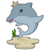 Dolphin King Crown