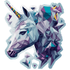 Unicorn Polyart
