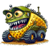 Gluttonous harvester works tirelessly