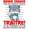 Départ Collègue Travail, Nouvel Emploi