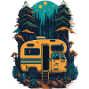 Camping, Van, Caravan, Travel