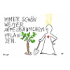 Immer schön weiter Apfelbäumchen pflanzen.