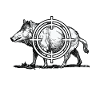 Jäger Wildschwein Jagen