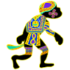 Monkey with patterns Monkey