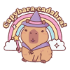 Cute Capybara Magic Capybaracadabra Funny