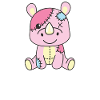 Kawaii Gothique Rhinocéros Pastel Goth