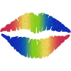 Rainbow Lips Pride