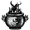 Cauldron Magical Witch Halloween