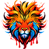 Leo, Zodiac sign colored
