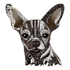 Chihuahua | Mosaic | Geometrical | Art | Dog |