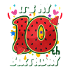 10th Birthday Watermelon Summer Gift