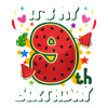 9 Birthday Watermelon Summer Gift