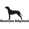 Rhodesian Ridgeback Silhouette