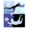 volleyball, volleyball, beachball,graffiti,grey