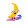 Funny Banana Fruit Lover