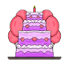 Gâteau Joyeux anniversaire