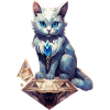 Birthstone Cat April