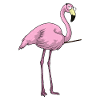 Flamingo Teacher Pointing Stick School