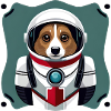Dog in space