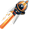 Rocket going into space
