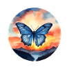Blue Morpho Butterfly