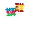 Azerbaijan Spain Flag Azerbaijani