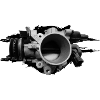 Dark throttle body