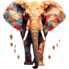 Geometric elephant