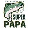 Cadeau pêcheur super papa