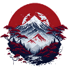 Asian mountain scenery
