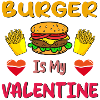 Le burger est ma Saint-Valentin