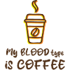 Mon groupe sanguin est café