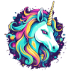 Regenbogen-Einhorn