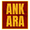 Ankara Großbuchstaben Gelb Rot