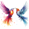 Bunte Vögel