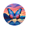Blue Morpho Butterfly