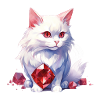 Birthstone Cat July