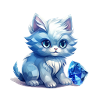 Birthstone Cat December