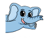 Elephant Greeting Greeting