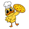 pizza maker pizza chef duck italy