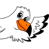 Salutation de mouette