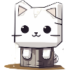 verträumte Marshmello Kitty "Sticky"