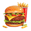 fresh Burger & Fries