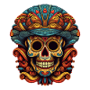 Cinco de Mayo Skull