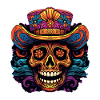 Cinco de Mayo Skull