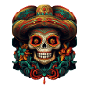 Cinco de Mayo Skull