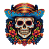 Cinco de Mayo Skull