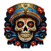 Cinco de Mayo Skull