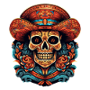 Cinco de Mayo Skull